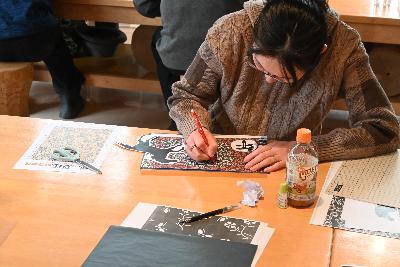 カーボン紙へ転写