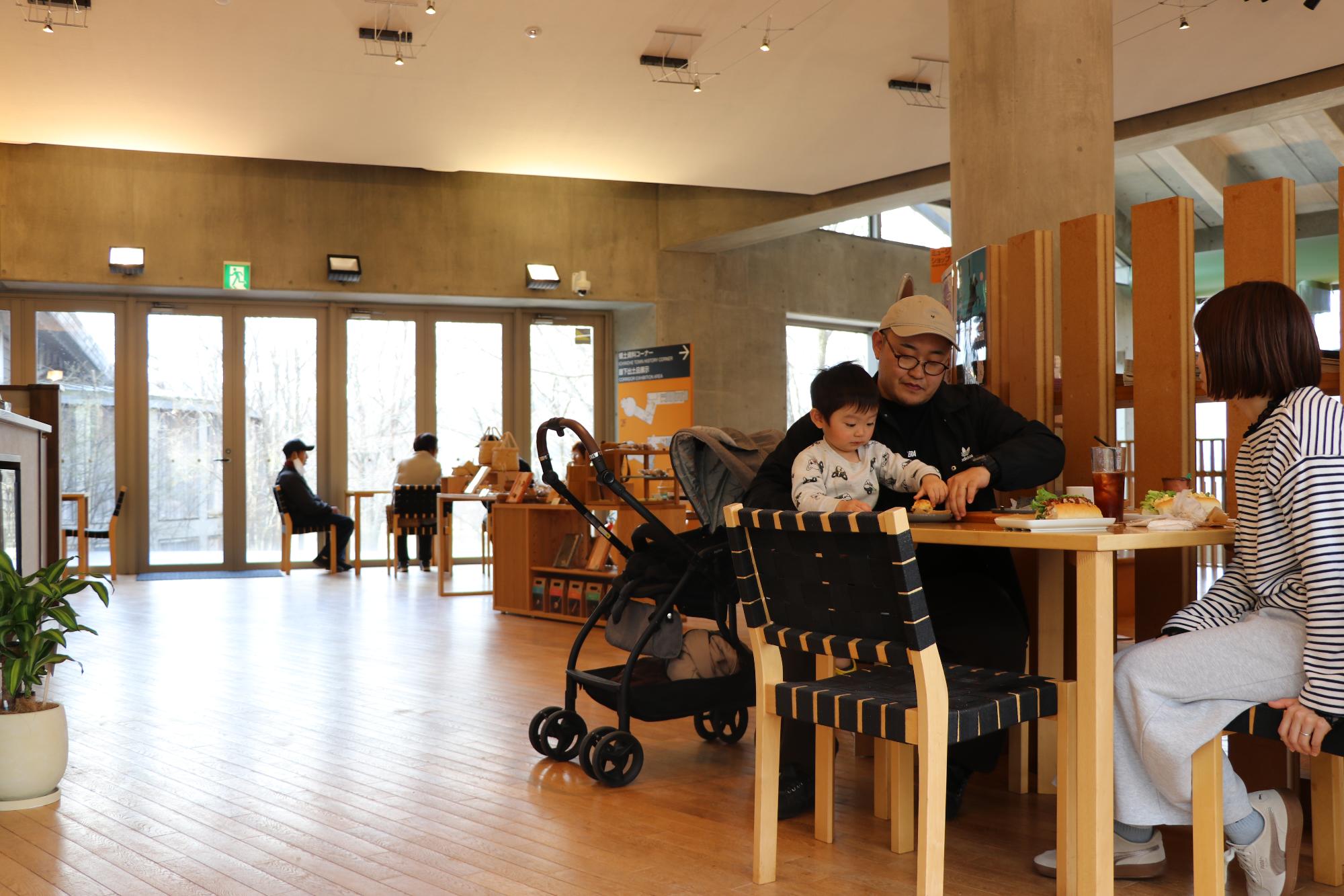 カフェのようす