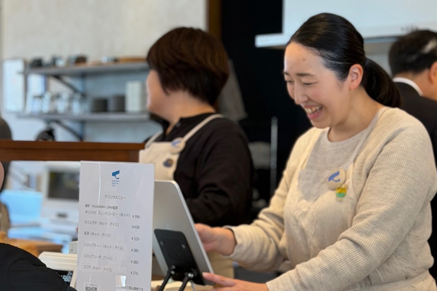 カフェのようす