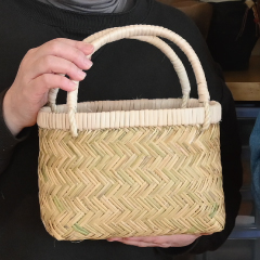 （イメージ）竹で手提げカゴをつくろう